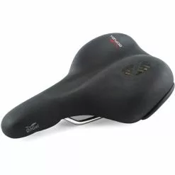 Sadler og sadelpinde Salg -Sadler og sadelpinde Salg BioFlex onGEL G1 MEN Leisure Saddles Black SRA9201