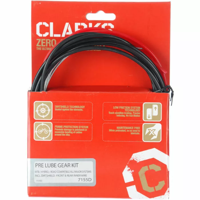 Clarks Elite Universal Gearkabelkit (forud Smurt) 1 Clarks Elite Universal Gearkabelkit (forud Smurt)