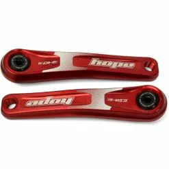 Hope E-Bike Crankset 7 Hope E-Bike Crankset -Sadler og sadelpinde Salg Hope E Bike Crankset Cranksets Red HCEB65R