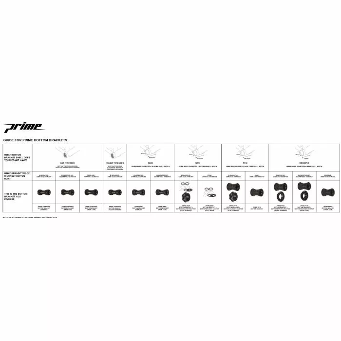 Prime Bottom Bracket Adaptor (BB386 - GXP) 2 Prime Bottom Bracket Adaptor (BB386 - GXP) - Billede 2
