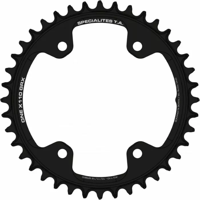 TA One X110 GRX Chainring 1 TA One X110 GRX Chainring