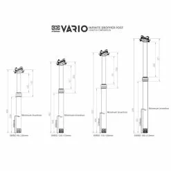 E-thirteen E.thirteen Vario Dropper Seatpost -Sadler og sadelpinde Salg VarioDropperFrameFit 1 1024x1024