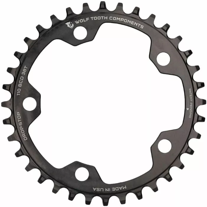 Wolf-tooth Wolf Tooth Flat Top Cyclocross 110 BCD Chainring 2 Wolf-tooth Wolf Tooth Flat Top Cyclocross 110 BCD Chainring - Billede 2