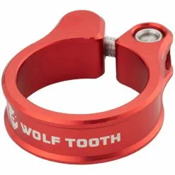 Wolf-tooth Wolf Tooth Seatpost Clamp - Bolt-On -Sadler og sadelpinde Salg Wolf Tooth Seatpost Clamp 09WT SeatClamp RED 01 2000x